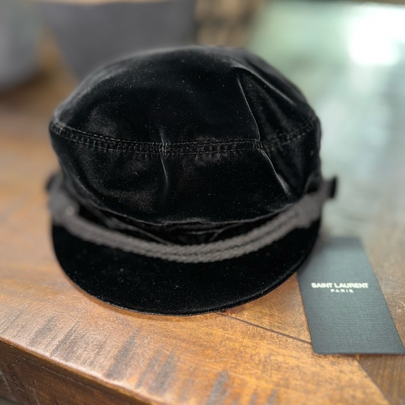 NWT SAINT LAURENT CASQUETTE MARIN VELO" (Sailor/Marine Bicycle Cap), SZ 56cm - Picture 1 of 10